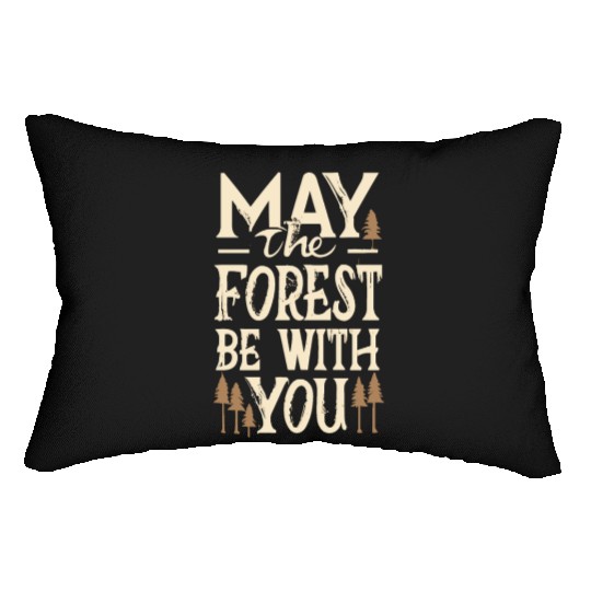 May the Forest Be with You Lumbar Pillows