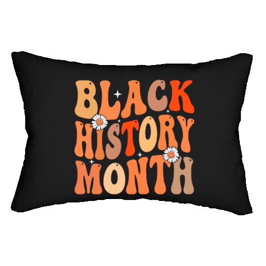 Black history month Lumbar Pillows