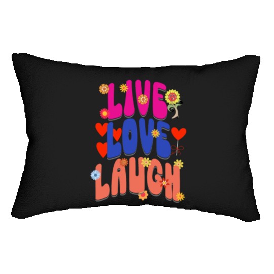 LIVE LOVE LAUGH Lumbar Pillows
