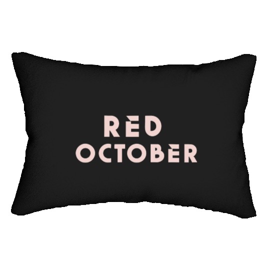 Red october phillies Lumbar Pillows