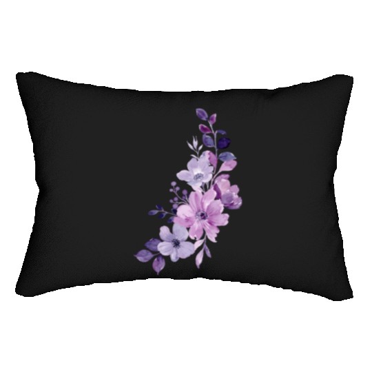 Lavender beautyfull desing Lumbar Pillows for girl