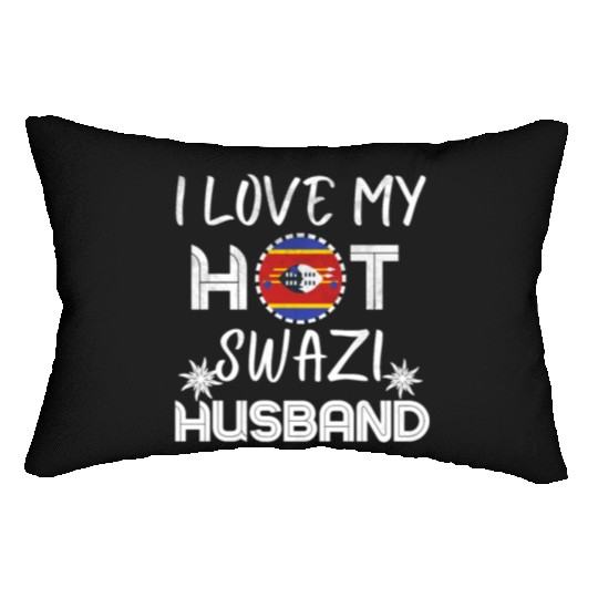 Funny Swazi Husband Eswatini Proud Wife Lumbar Pillows