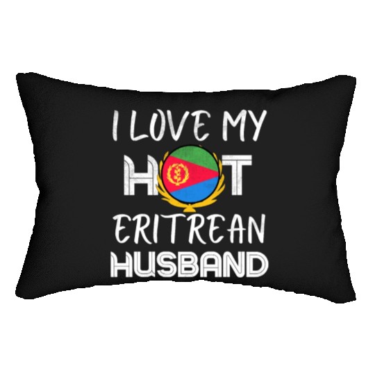 Proud Eritrean Husband Proud Wife Lumbar Pillows