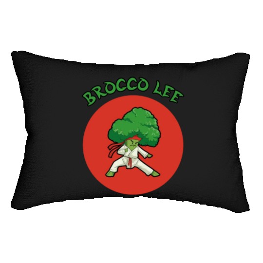 Japan Karate Martial Arts MMA Broccoli Lumbar Pillows