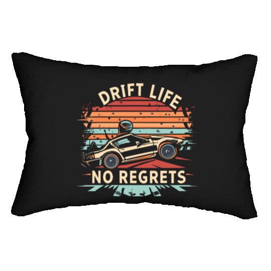 Vintage Drift Life No Regrets Lumbar Pillows