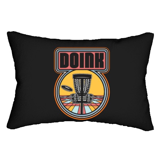 Disc Golf Doink Ultimate Frisbee Loves Flying Disc Lumbar Pillows