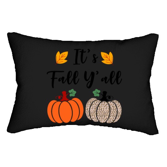 It s Fall Y all Cute Gnomes Pumpkin Spice Season Lumbar Pillows