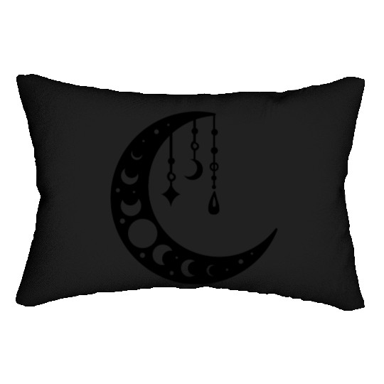 "Half Moon" Lumbar Pillows -Embrace the Mystical Crescent