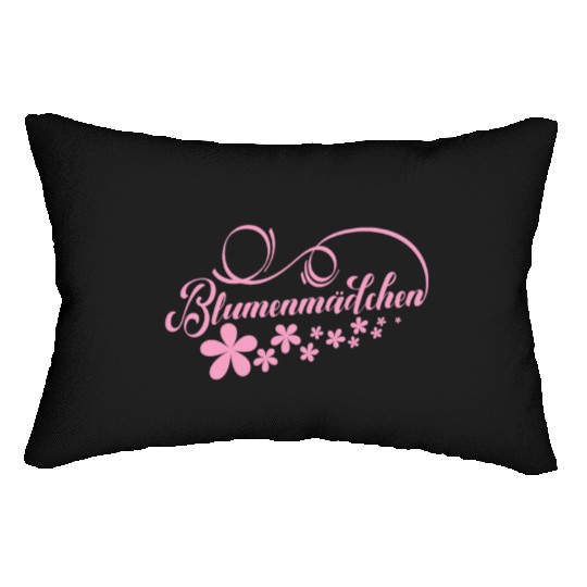 Flower Girl Flower Child on Wedding Lumbar Pillows