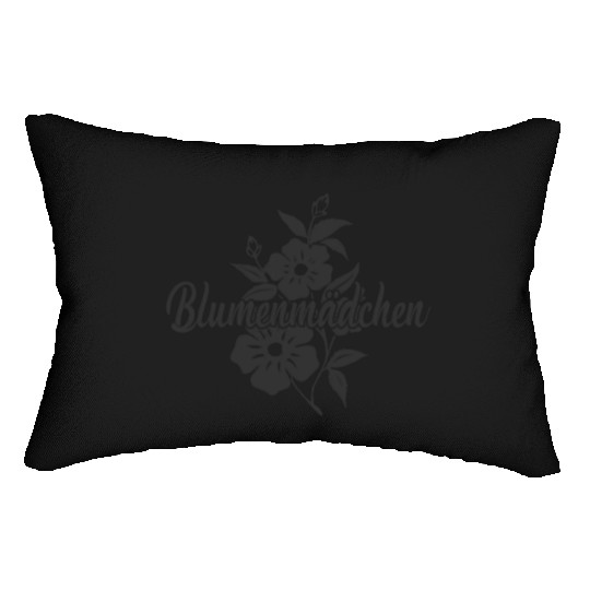 Flower Girl bride and Groom Lumbar Pillows