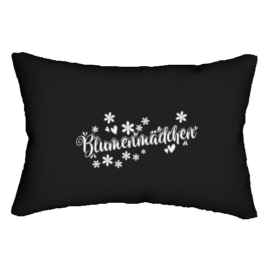 Flower Girl on Wedding Lumbar Pillows