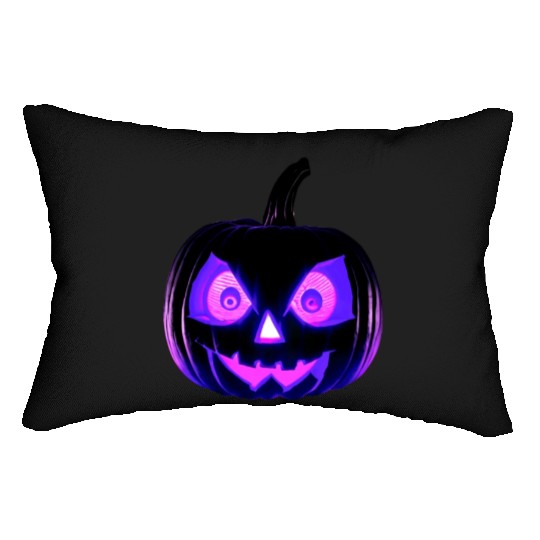Hallowen Spooky Pumpkin Design Gift for Hallows Lumbar Pillows