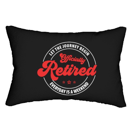 Officially Retired nurse Lumbar Pillows