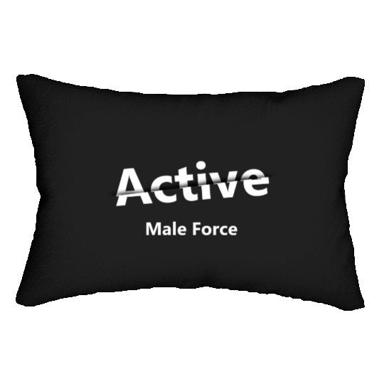 Gym love clothes men Lumbar Pillows