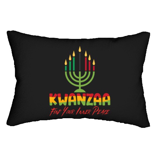 Celebrate Kwanzaa, Embrace your Inner Peace Lumbar Pillows