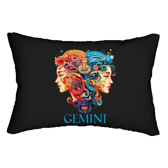 Embrace Your Gemini Identity: Gemini Pride Lumbar Pillows