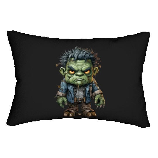 Halloween Frankie's Playful Monster Mash Lumbar Pillows