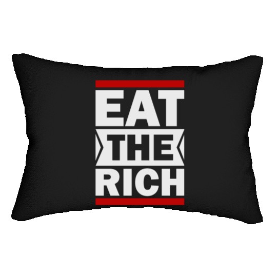 UAW Eat The Rich Lumbar Pillows
