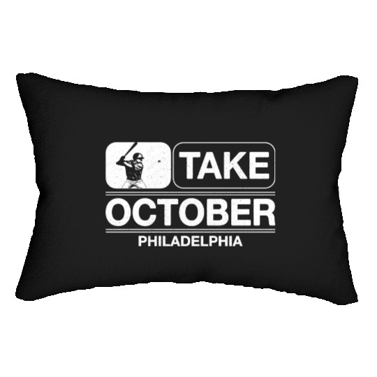 Take October Philly Philadelphia Lumbar Pillows