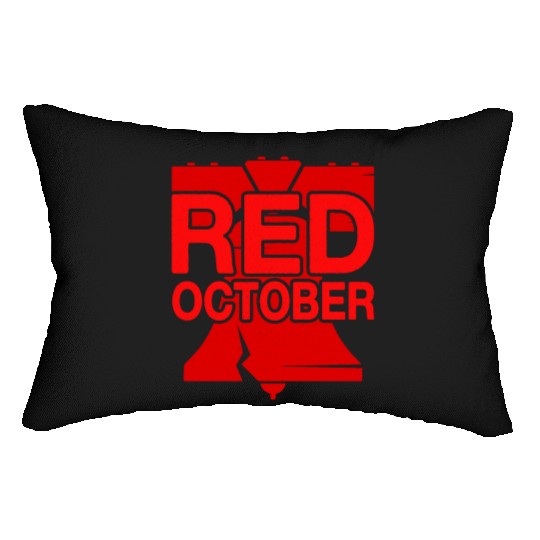Philadelphia Red October Philly Vintage Lumbar Pillows