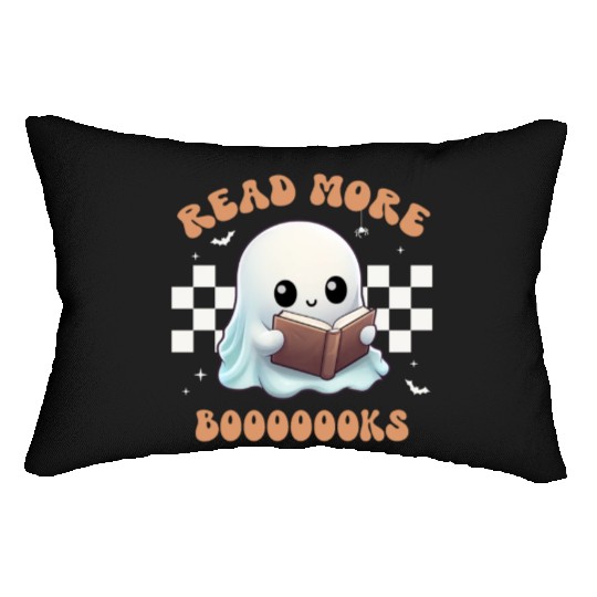 Read More Booooks | Book Lover | Funny Teacher Lumbar Pillows