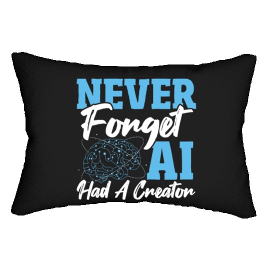 Robot AI Computer Scientist AI Machine Learning Lumbar Pillows