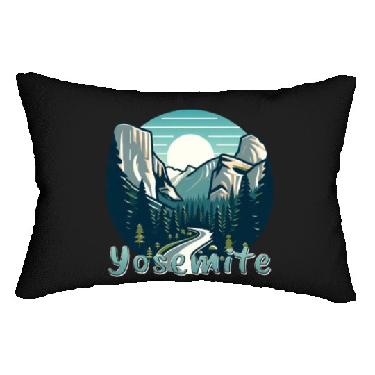 Yosemite National Park: The Beauty of Nature Lumbar Pillows