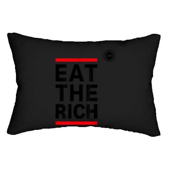 UAW Eat The Rich Lumbar Pillows