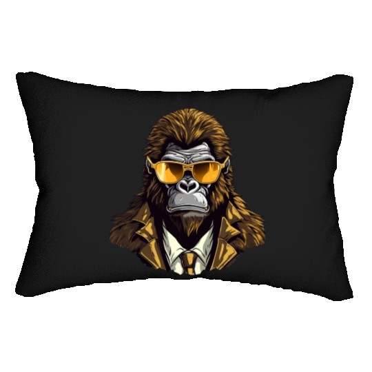 Mafia gorilla Lumbar Pillows