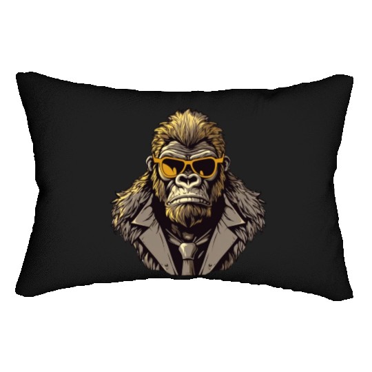 Mafia gorilla Lumbar Pillows