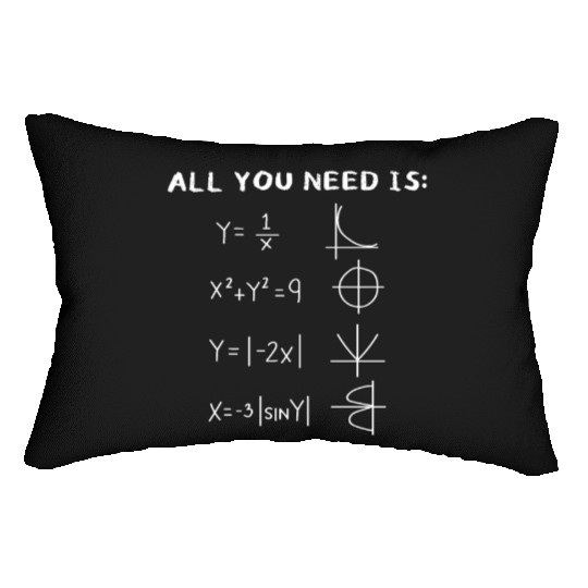 All You Need Is Love, Math Equation Lumbar Pillows