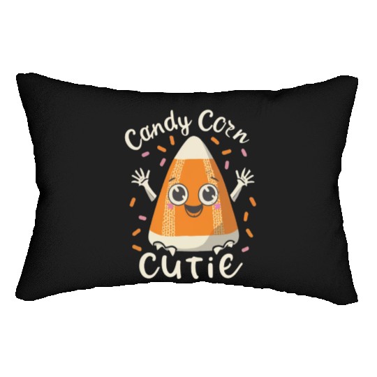 candy corn cutie Halloween Gift Lumbar Pillows