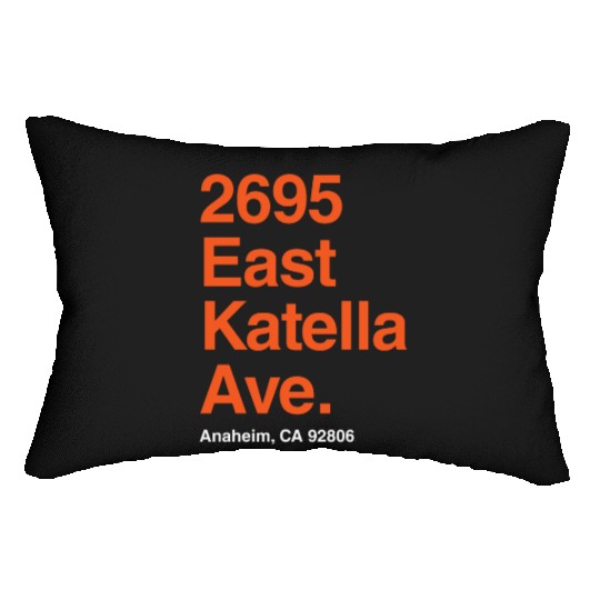 Anaheim Ducks Hockey Arena Lumbar Pillows