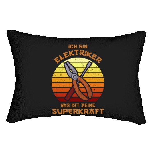 Superkraft Powerline Technician Lineworker Lumbar Pillows