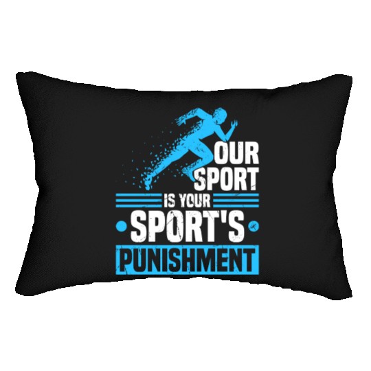 Cross Country Running Funny For XC Runner Lumbar Pillows