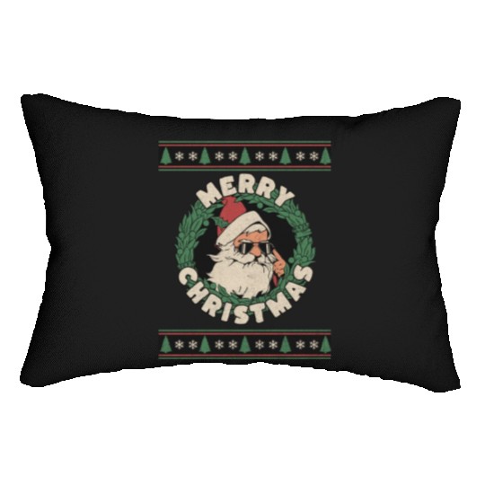 Christmas Cheer: Have a Holly Jolly Christmas! Lumbar Pillows