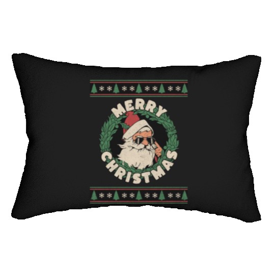 Christmas Cheer: Have a Holly Jolly Christmas! Lumbar Pillows