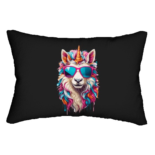 Magical Horse: A Rainbow Unicorn Adventure Lumbar Pillows