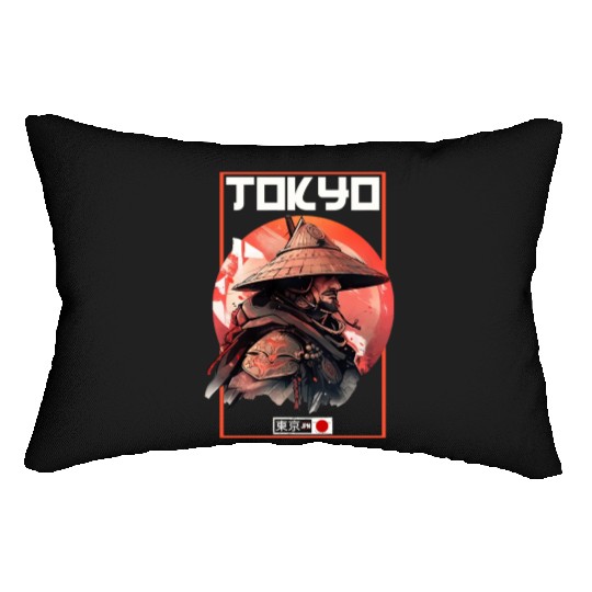 Asia 80s Japanese Retro Samurais Samurai Lumbar Pillows