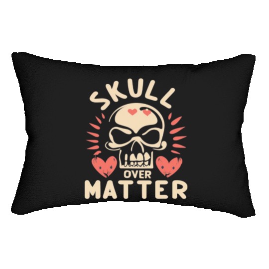 Totenkopf Skull Skulls Totenschädel Spruch Lumbar Pillows