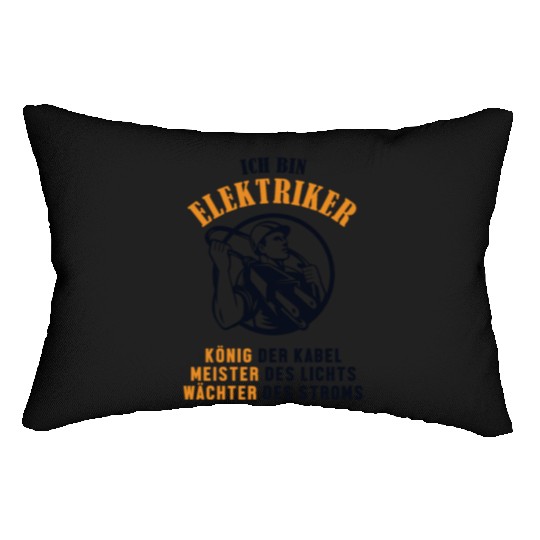 Ich bin Elektriker Wiremen Powerline Technician Lumbar Pillows