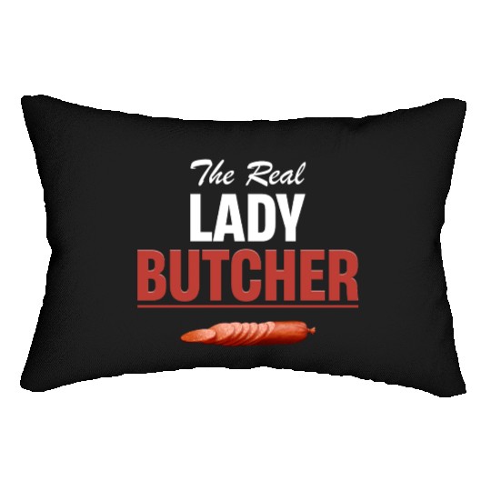 The Real Lady Butcher Barbecue Pork Dishes Lumbar Pillows