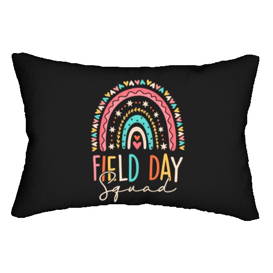 Field Day Squad Teacher Student Last Day Of School Lumbar Pillows