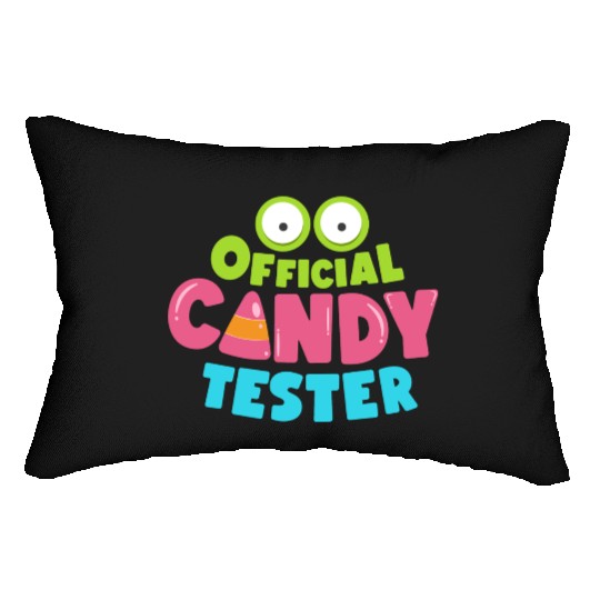 Halloween Official Candy Tester Lumbar Pillows