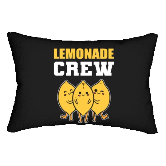 Lemonade Crew Fruits Lover Gift Lumbar Pillows