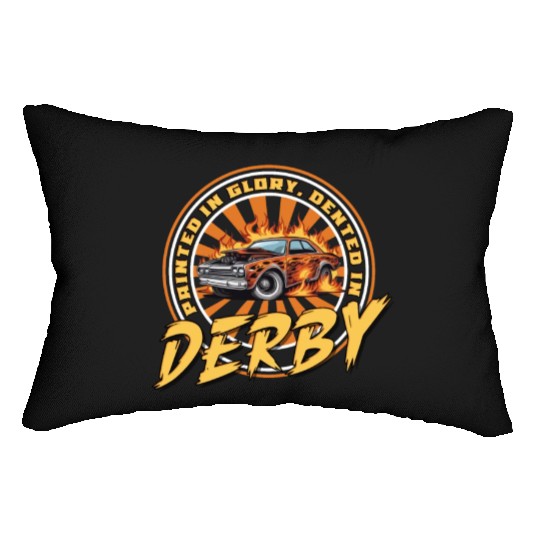 Demo Derby Demolition Derby Demolition Derby Lover Lumbar Pillows