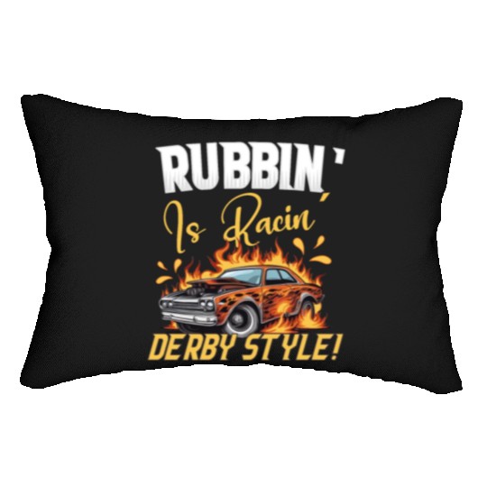 Demo Derby Demolition Derby Demolition Derby Lover Lumbar Pillows