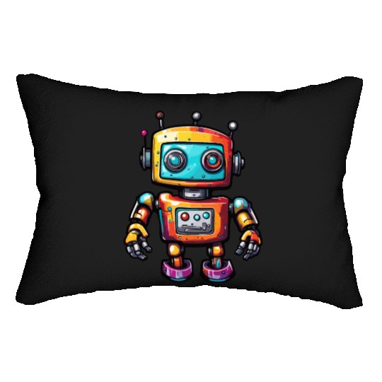 Robot / Machine / AI / Innovation / Computer Lumbar Pillows