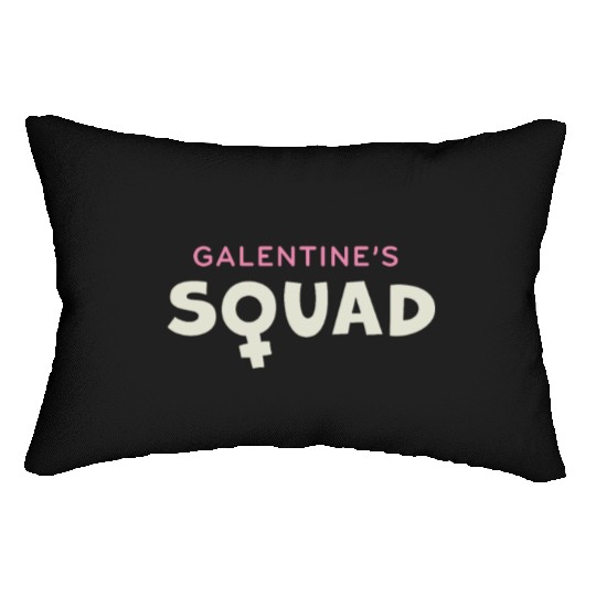 Be My Galentine. Galentine's Day Lumbar Pillows