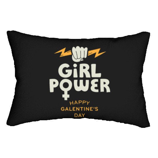 Be My Galentine. Galentine's Day Lumbar Pillows